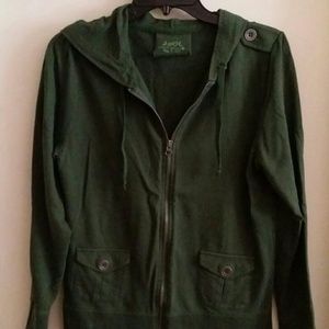 SO Army Green Hooded Jacket
