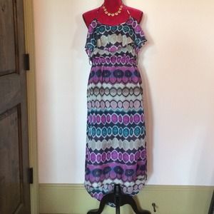 Silk Maxi Dress (NWOT)