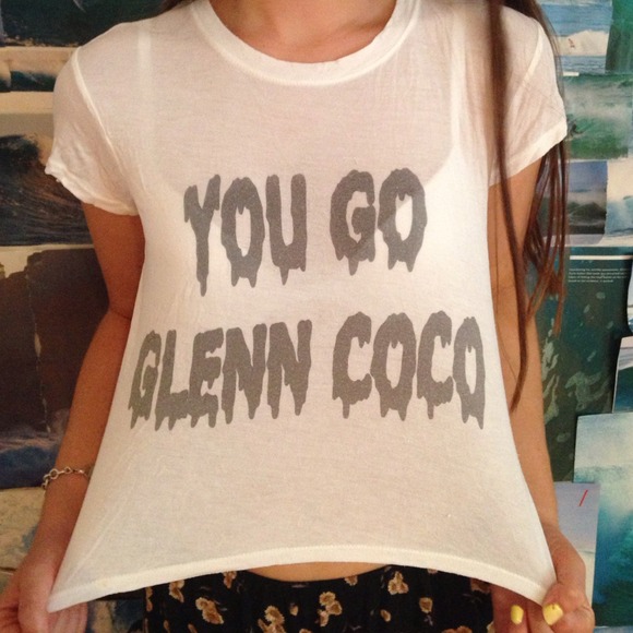 RARE💎Brandy Melville "You Go Glen Coco" Crop Top