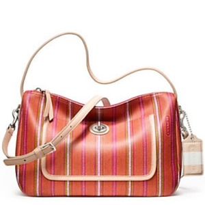 COACH - LEGACY WEEKEND TICKING STRIPE CROSSBODY