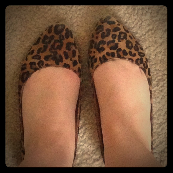 Leopard Print Flats