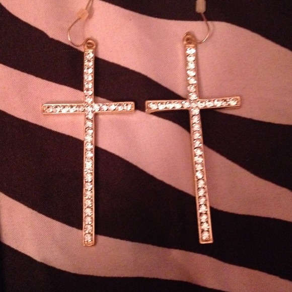 Cross earings