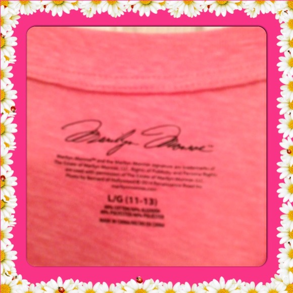 Marilyn Monroe pink t-shirt !/NWT SALE😍😍 - Picture 2 of 2