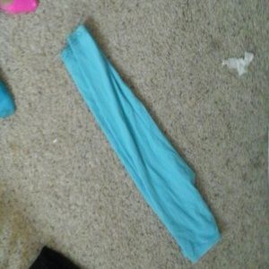 Simple blue leggings