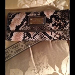 Snakeskin wallet (faux).