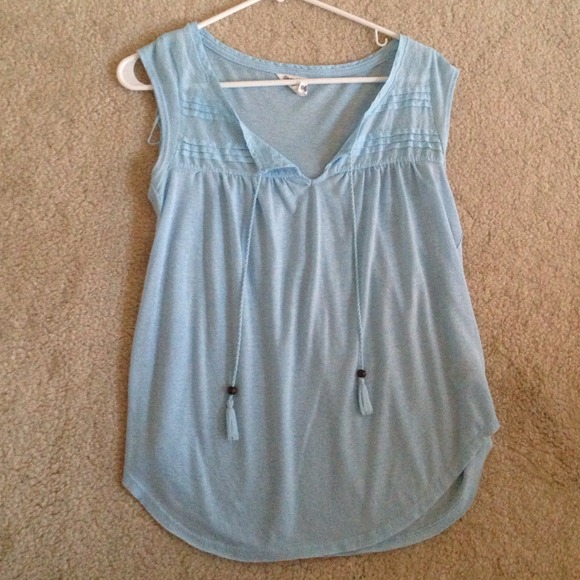 Baby blue tank