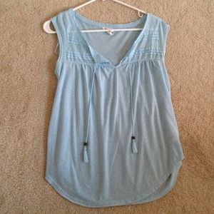 Baby blue tank