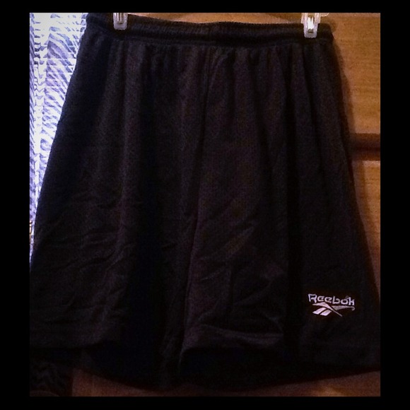 Navy blue reebok shorts