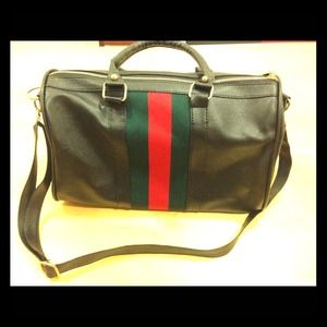 Bag like GG canvas green/red/green signature