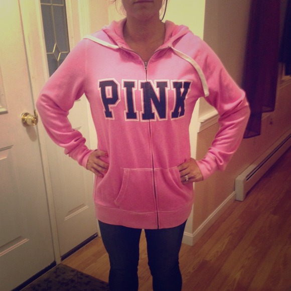 PINK Victoria's Secret Tops - One day SALE!!!!! PINK hoodie size small.