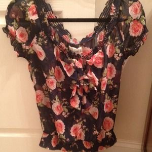 Abercrombie & Fitch floral blouse