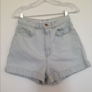American Apparel High Waisted shorts