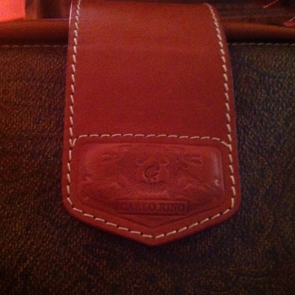 Carlo Rino Leather Handbag - Picture 2 of 2