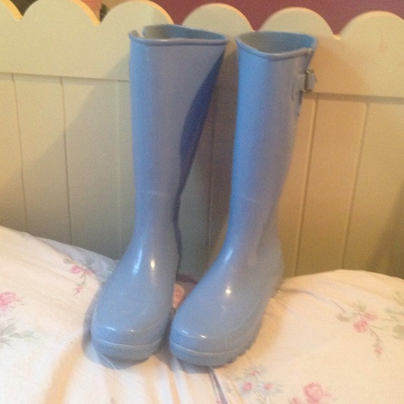 Blue Sperry Top-Sider Rain Boots