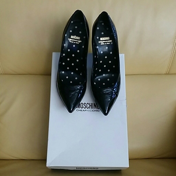 Moschino Cheap & Chic Patent Leather Pump