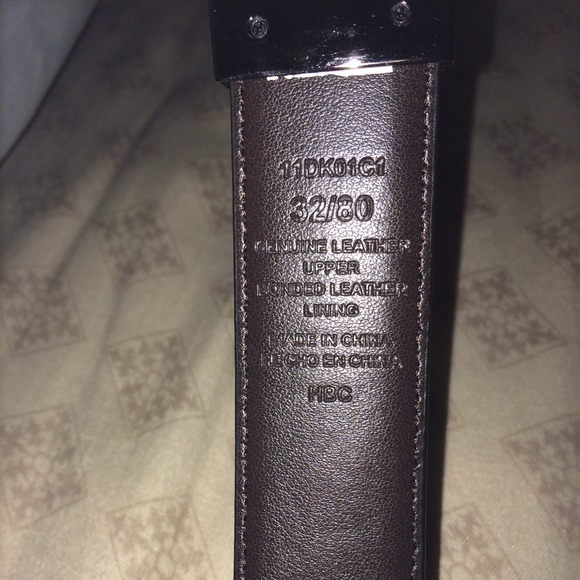 Double sided black/brown genuine leather belt - Picture 3 of 4