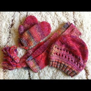 Free People multi-colored winter set