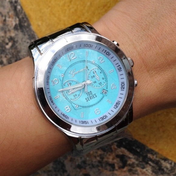 Jewelry - AQUA 2014 Silver Tone Trend Watch