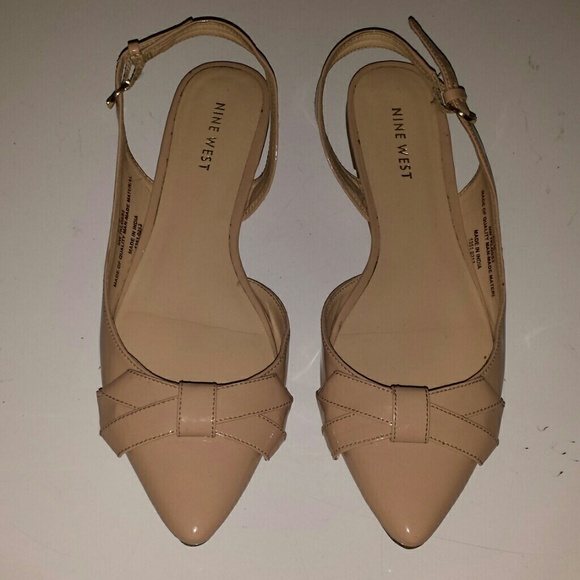 Nine West Sling Back Flats