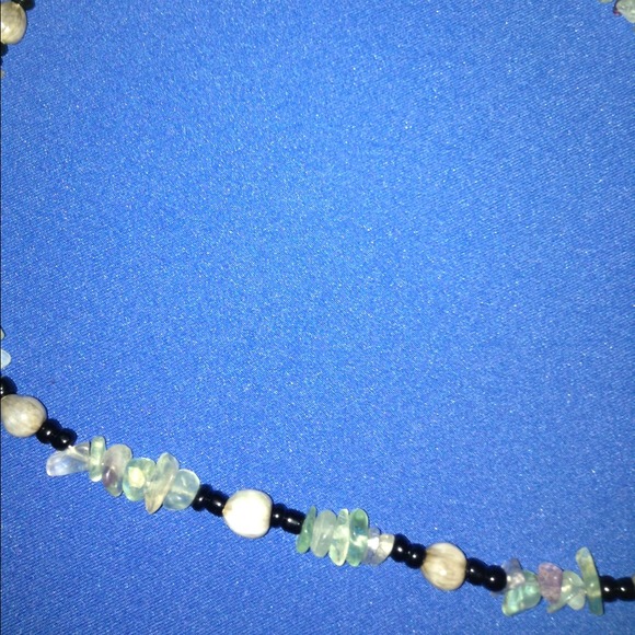 Waterfall stone necklace