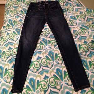 American Eagle Short dark wash jeggings