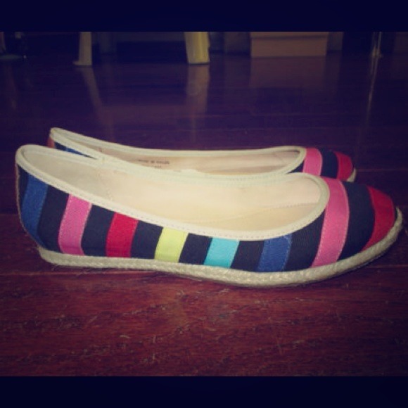 Kate Spade rainbow flats