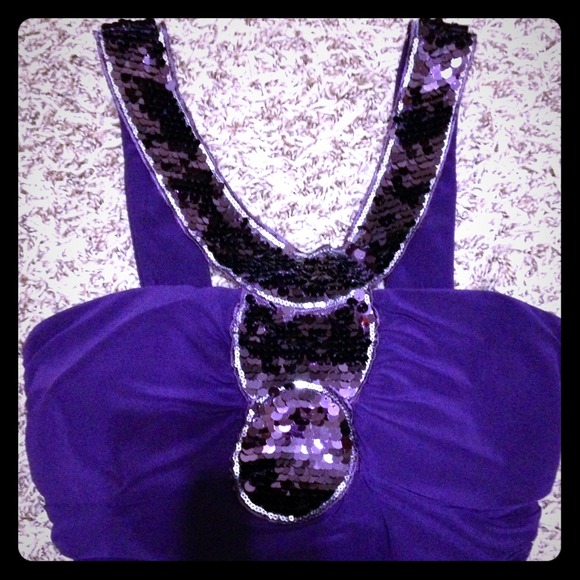 Purple tank