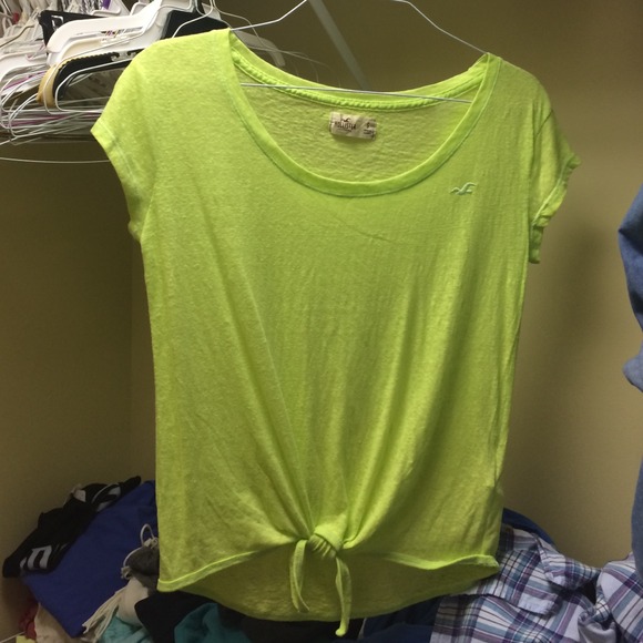 Lime Green Hollister Top