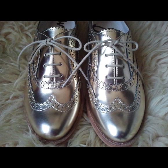 Sam Edelman Shoes - Last One! Sam Edelman gold oxfords