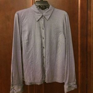 Dark navy and lt. Blue dressy shirt