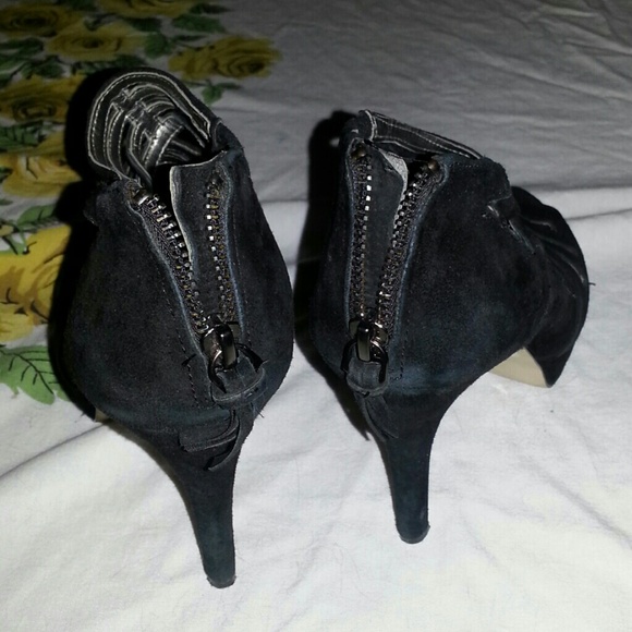 Black suede