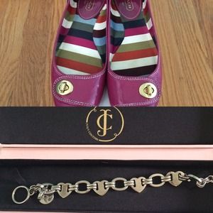 Bundle coach shoes and juicy couture bracelet