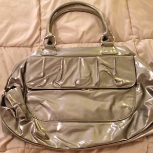 *SOLD* Large Silver Tote