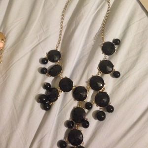 SOLD - Black bubble necklace