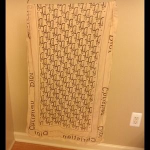 Beige and brown Dior scarf.extra50% off today