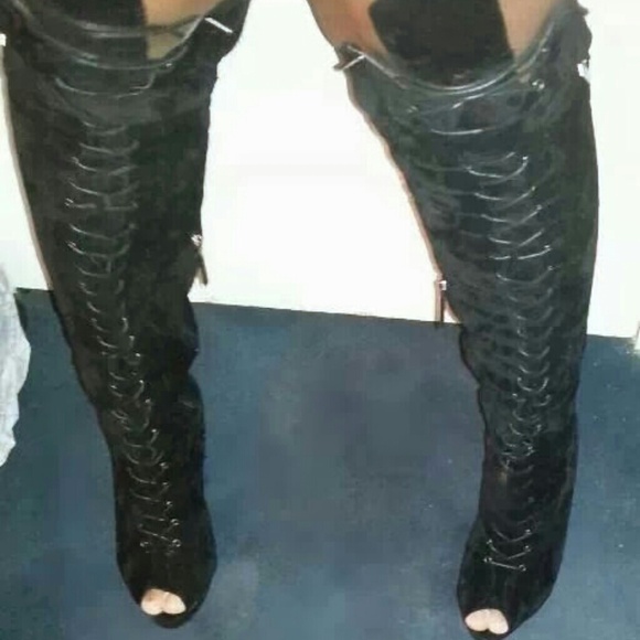 Thigh high boots