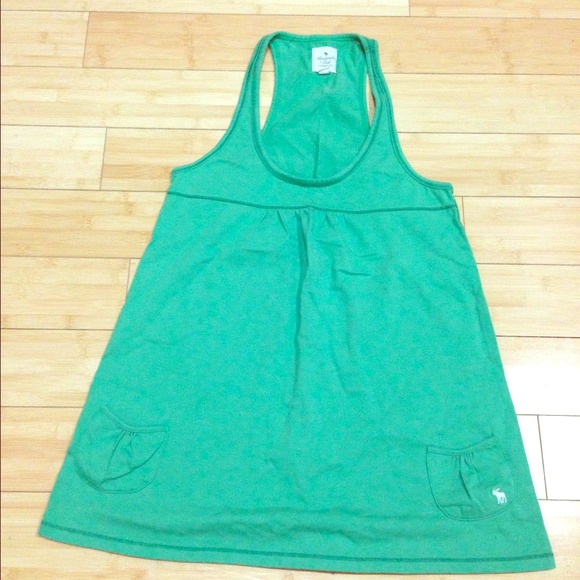 Abercrombie and Fitch green top