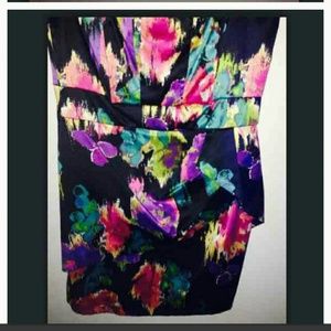 ??Strapless  peplum dress