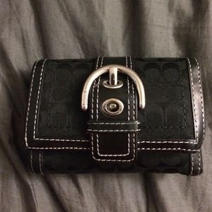 Black Coach wallet