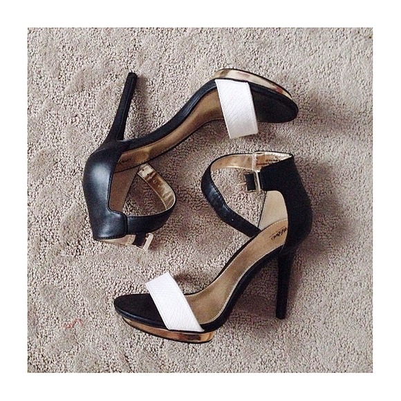 Chic Black & White Heels