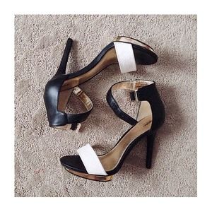Chic Black & White Heels