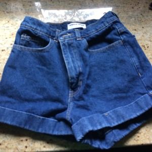 size 27 dark wash American apparel high waiste