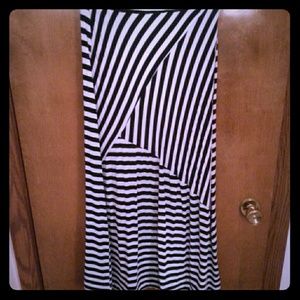 Black & White Maxi Skirt