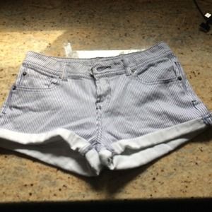 Cotton on pinstriped high rise short