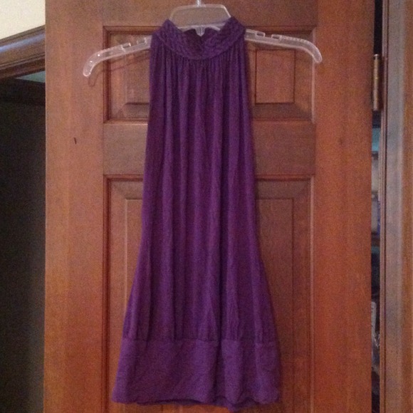 Deep purple sleeveless shirt