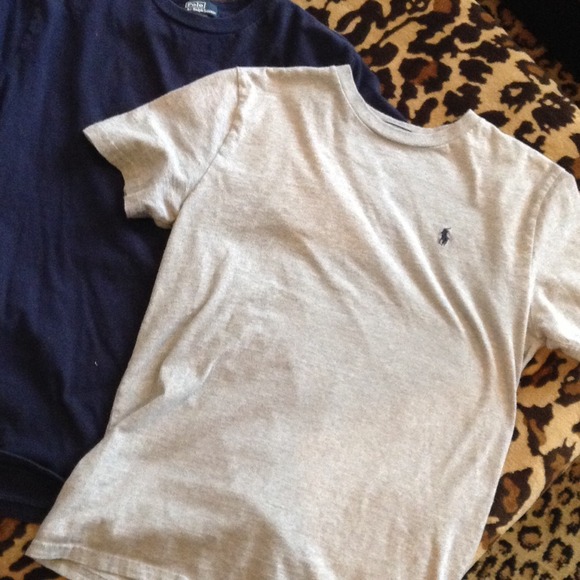 Polo Ralph Lauren Tops - ❤️SOLD❤️2 POLO RALPH LAUREN GREY TSHIRT SZ 14-16