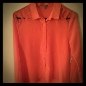 *traded*Hi Low Orange Top
