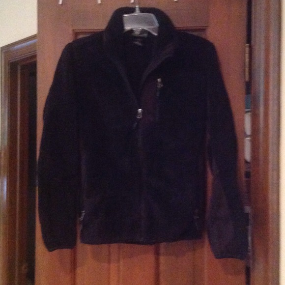 Black fuzzy jacket