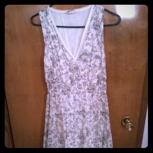 Cream colored paisley dress