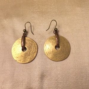 Copper/brass earrings